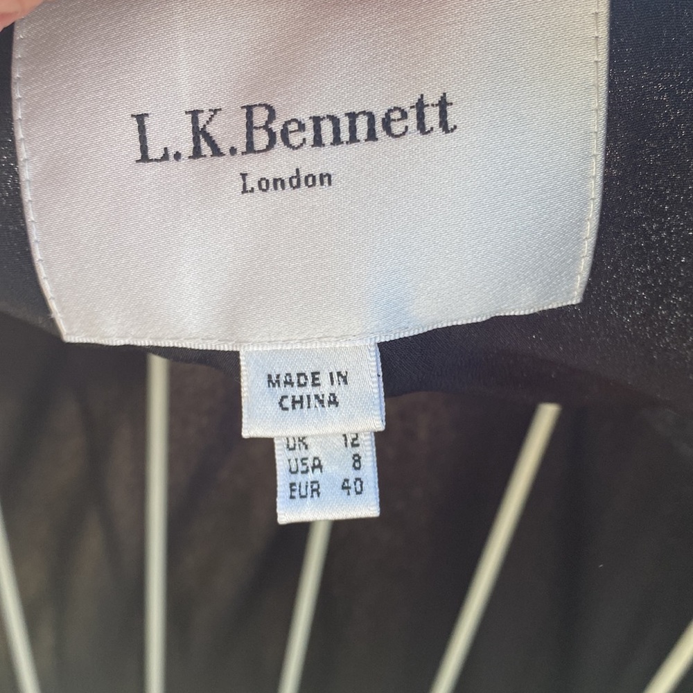 L.K. Bennett London beautiful black dress in great condition - Picture 6 of 7